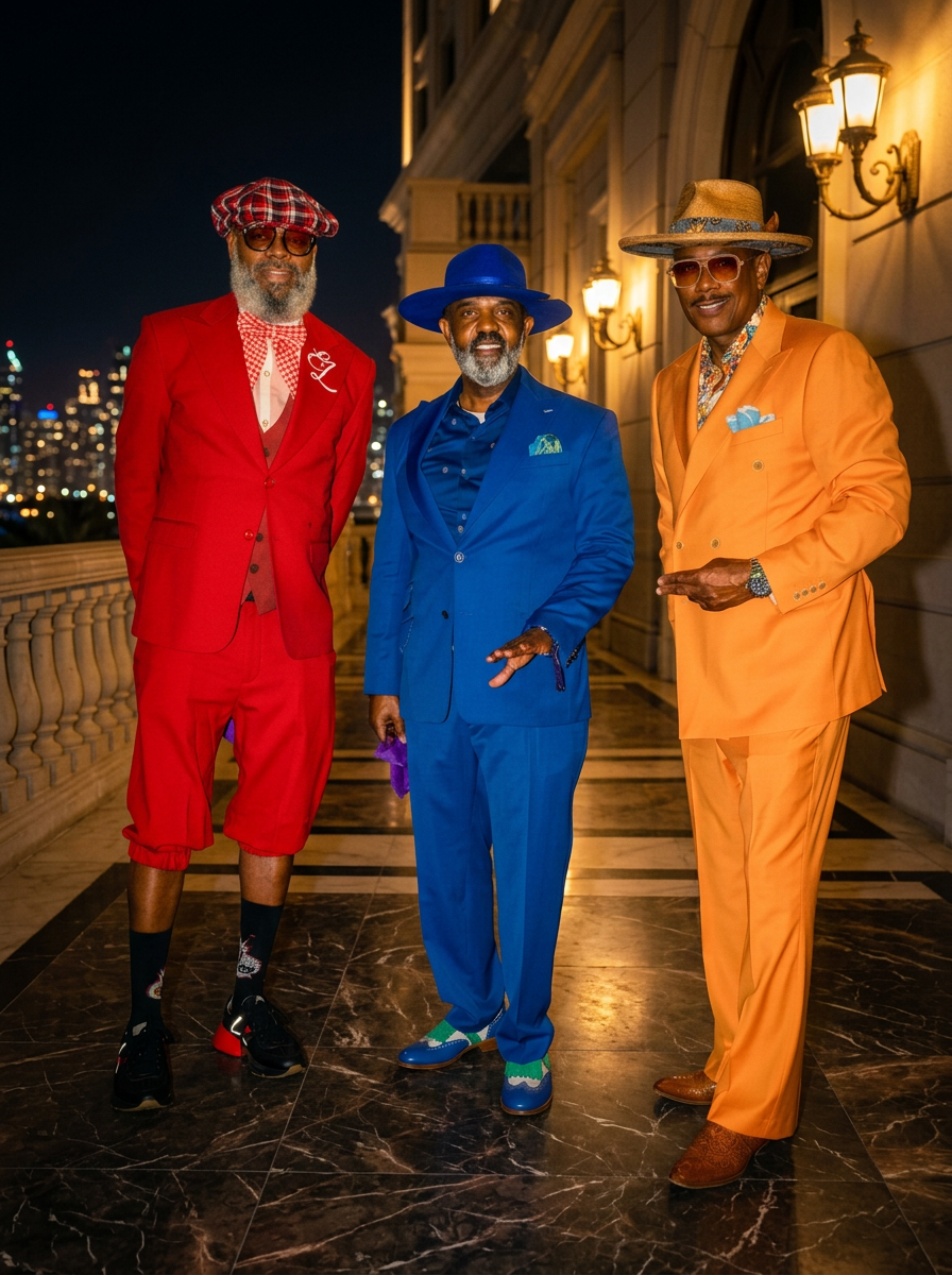 Kerry Kouture fedoras worn at night in the city