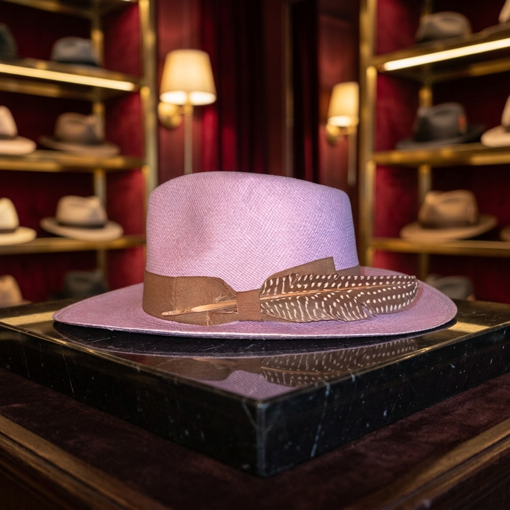 Cuenca Lavender fedora by Kerry Kouture