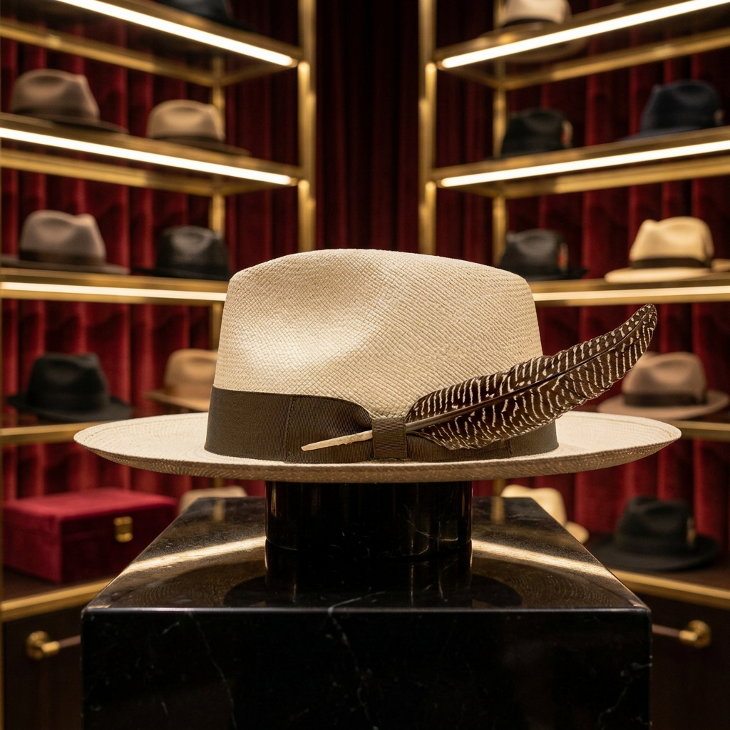 Cuenca Olive Band fedora by Kerry Kouture